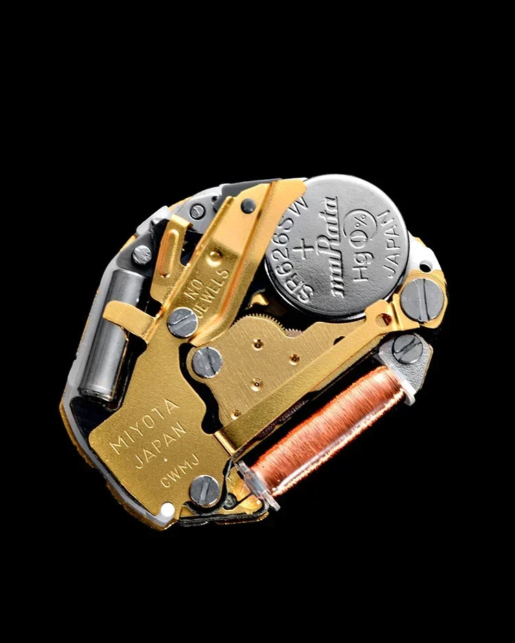 2025 New RDUNAE RA03 34.5mm Military Men Vintage Quartz Watch G10 Miyota 2035 Watches K1 Mineral Glass Stainless Steel Wristwatc